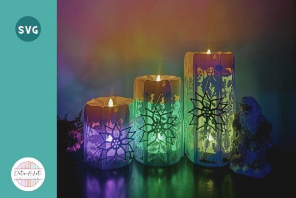 3D SVG Shapes: Christmas Candle Paper Lanterns Review