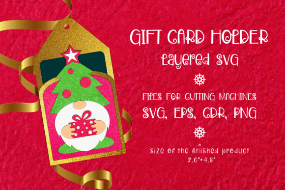 Christmas Gnome Gift Card Holder 3D SVG Review