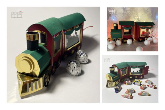Christmas Train 3D SVG: Editorial Design Review