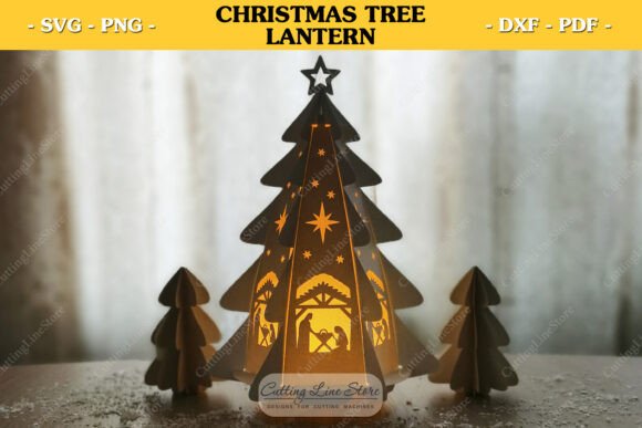 Christmas Tree Lantern 3D SVG Review