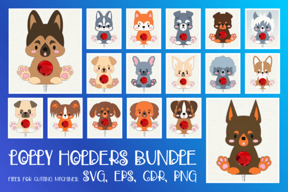 Cute Puppy Lollipop Holder 3D SVG Shapes Review