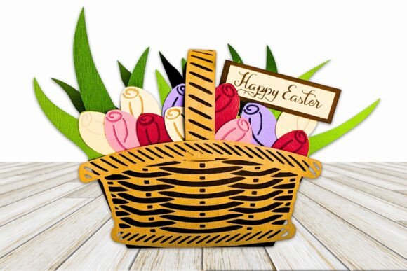 Easter Basket of Tulips: A 3D SVG Design Review