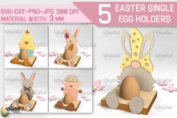Easter Single Egg Holder 3D SVG Bundle Review