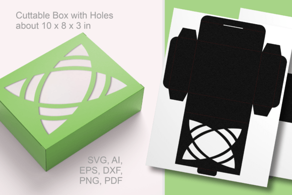 Geometric Decor 3D SVG for Gift Boxes