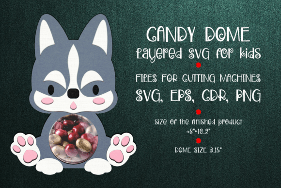 Husky Dog Candy Dome Template Review