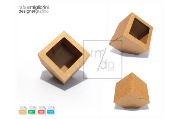 Inclined Cube: 3D SVG Shapes for Editorial Design