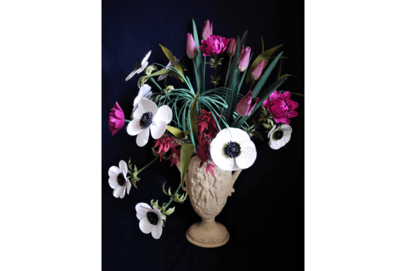 Ostara Flower Bouquet: 3D SVG Floral Compositions