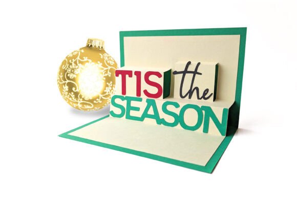 Tis the Season Christmas Pop Up Card SVG Review