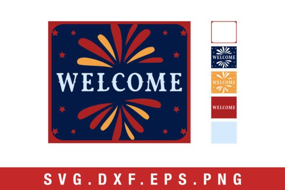 Welcome 3D 4th of July SVG: Laser Cutting Shadow Boxes